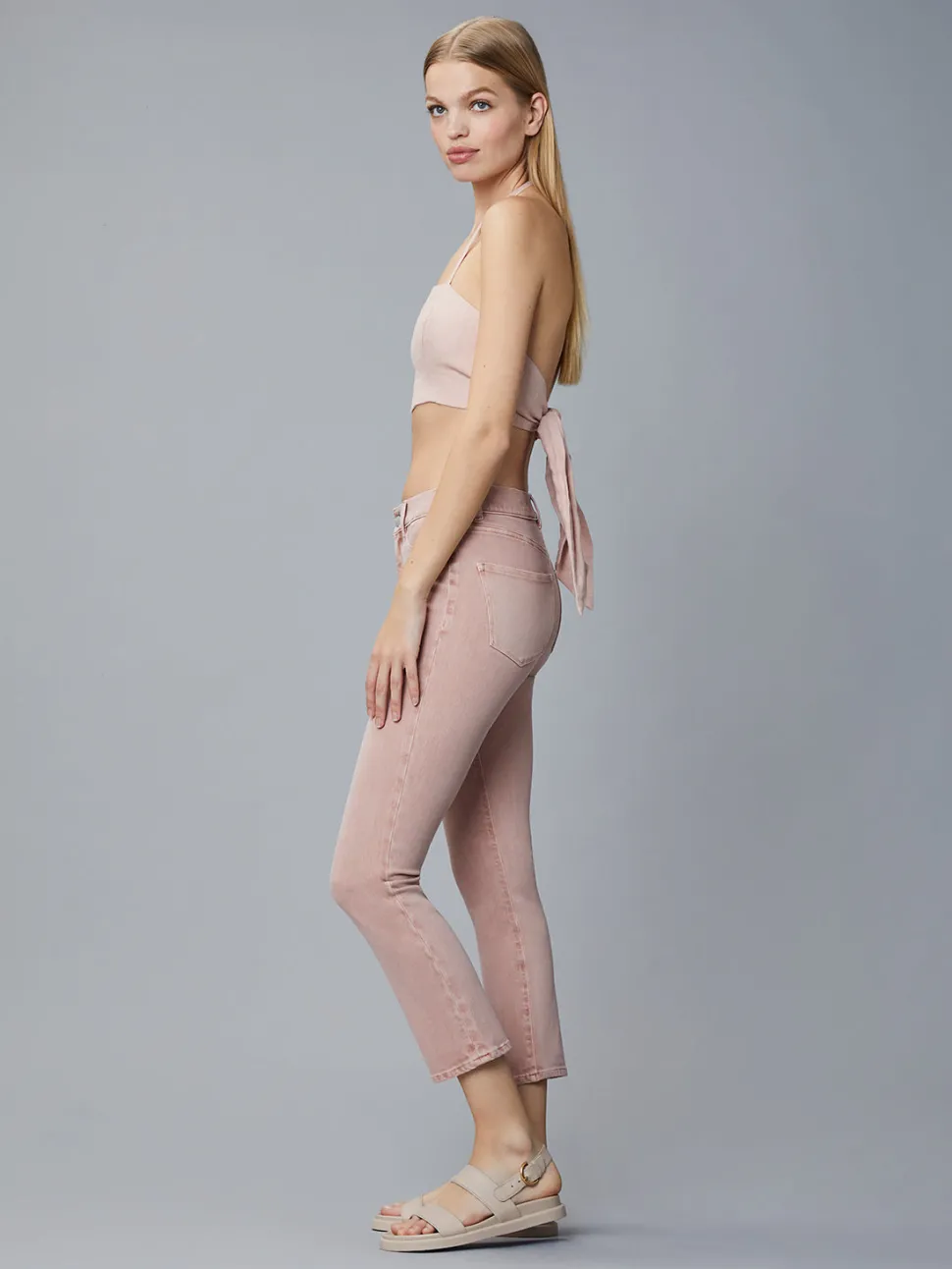DL 1961 DL1961 - Mara Instasculpt Straight Mid Waist Crop