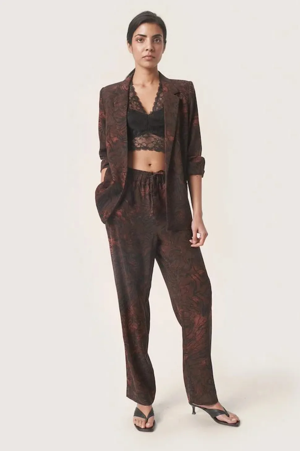 Soaked in Luxury - SLShirley Printed Blazer